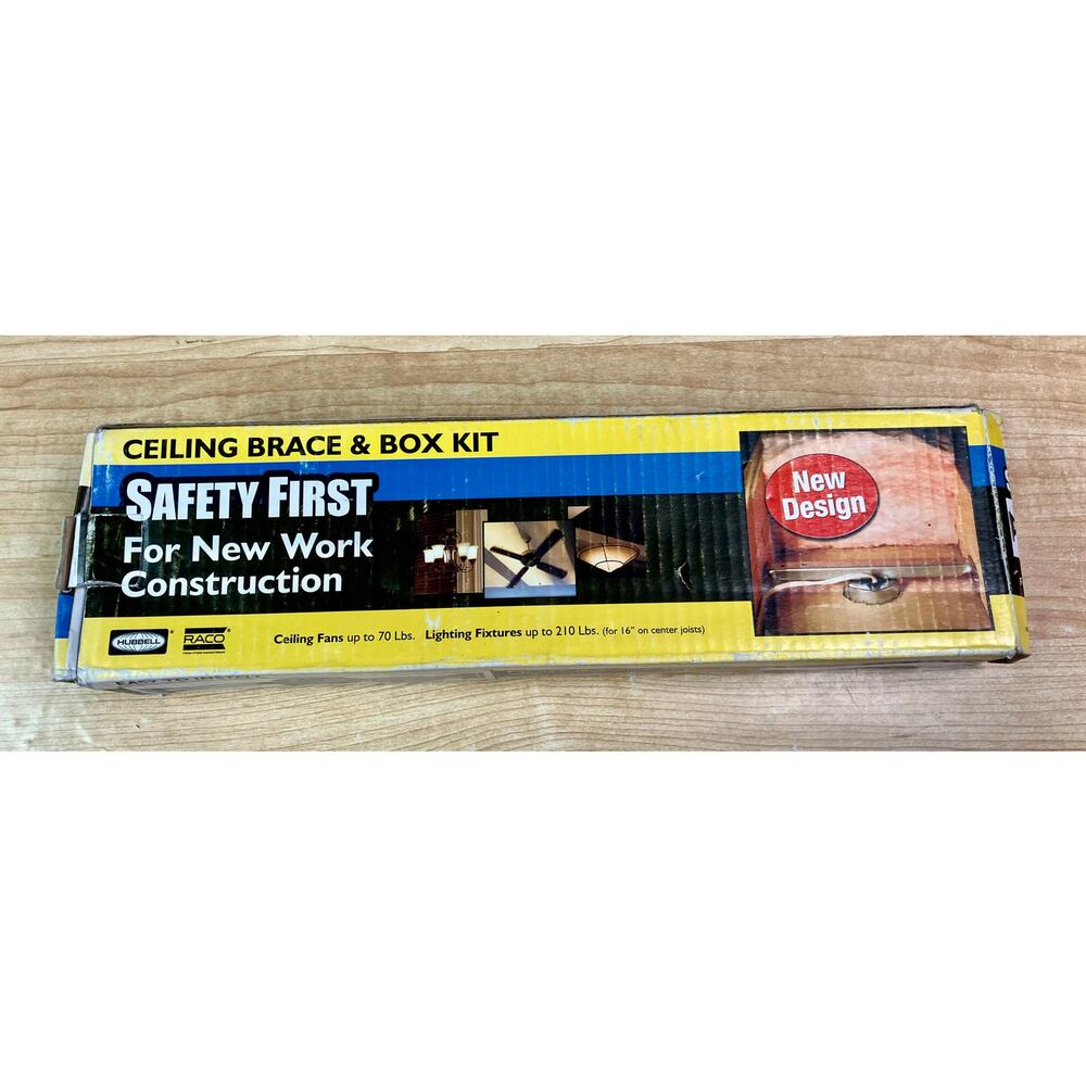 Safety First Ceiling Brace and Box Kit * NOT TESTED*